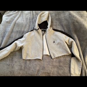 Cropped Kangol Hoodie